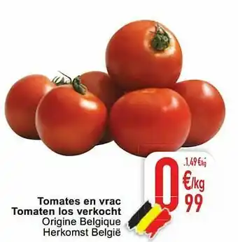 Cora Tomates en vrac tomaten los verkocht aanbieding