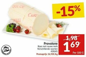 Intermarché Provolone kaas met rauwe melk aanbieding