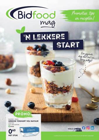 Bidfood Danone Oikos Griekse Yoghurt Vol Natuur aanbieding