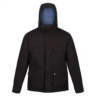 Decathlon Heren raylan waterdichte jas (donkere denim) aanbieding