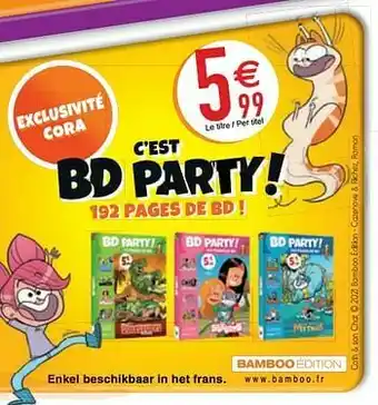 Cora C`est bd party aanbieding