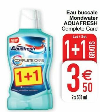 Eau buccale mondwater aquafresh