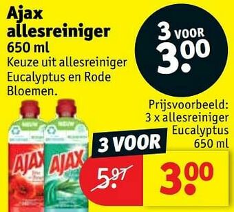 Kruidvat Allesreiniger eucalyptus aanbieding