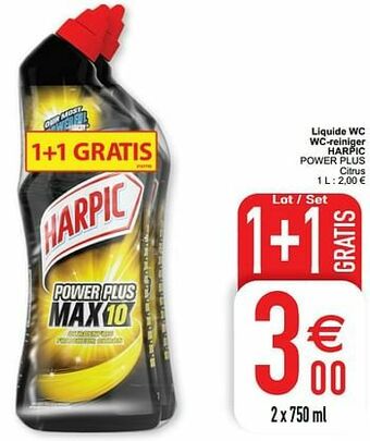 Cora Liquide wc wc-reiniger harpic power plus aanbieding