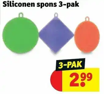 Siliconen spons