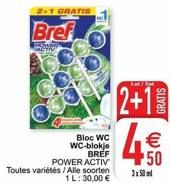 Cora Bloc wc wc-blokje bref power activ aanbieding