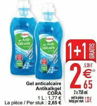 Cora Gel anticalcaire antikalkgel cora aanbieding