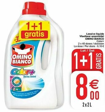 Cora Lessive liquide vloeibaar wasmiddel omino bianco aanbieding