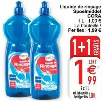Liquide de rinçage spoelmiddel cora