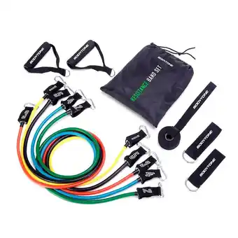 Decathlon Bodytone fitness set 5 elastische banden aanbieding