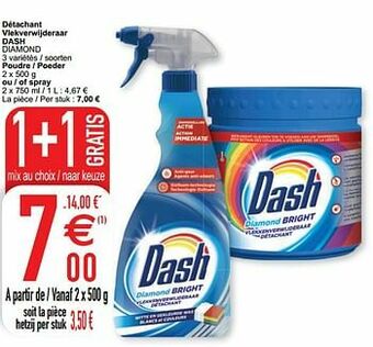Cora Détachant vlekverwijderaar dash diamond aanbieding