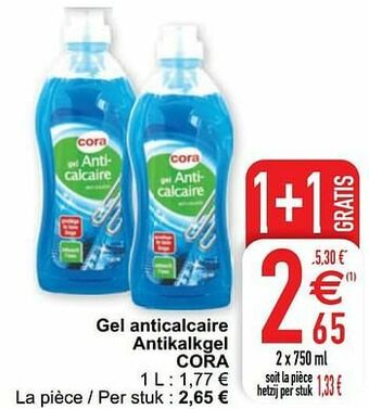 Cora Gel anticalcaire antikalkgel cora aanbieding