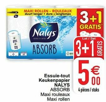 Cora Essuie-tout keukenpapier nalys absorb aanbieding