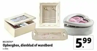 Opbergbox, dienblad of wandbord