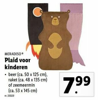 Plaid voor kinderen
