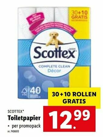Lidl Toiletpapier aanbieding