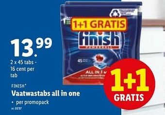 Lidl Vaatwastabs all in one aanbieding