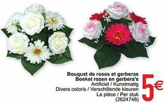 Cora Bouquet de roses et gerberas boeket rozen en gerbera’s aanbieding