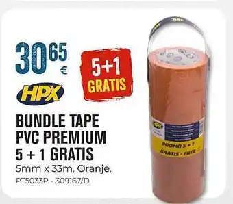 Hpx Bundle Tape Pvc Premium 5+1 Gratis