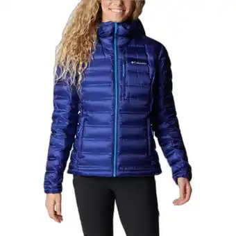 Decathlon Donsjack voor dames columbia pebble peak down aanbieding