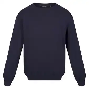 Decathlon Heren kaelen jersey gebreide trui (marine) aanbieding