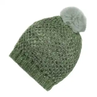 Decathlon Dames lorelai iv bobble wintermuts (basilicum) aanbieding