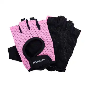 Decathlon Ademende, slipvaste handschoenen van fitness synerfit fitness aanbieding
