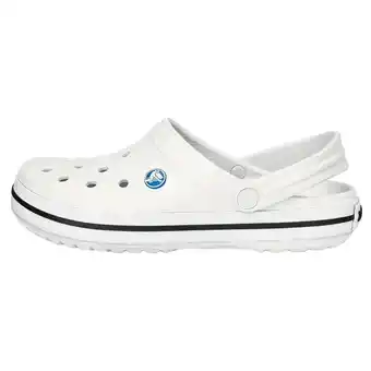 Decathlon Slippers crocs crocband, wit, uniseks aanbieding