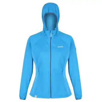 Decathlon Vrouwen/dames helio hooded stretch midlayer (blauwe aster) aanbieding