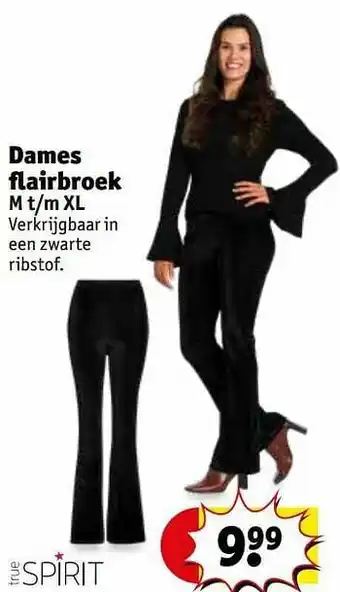 Kruidvat Dames flairbroek aanbieding