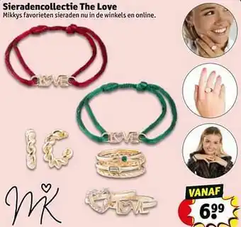 Kruidvat Sieradencollectie the love aanbieding