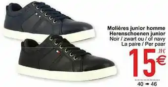 Cora Molières junior homme herenschoenen junior aanbieding