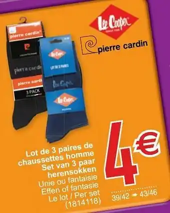 Lot de 3 paires de chaussettes homme set van 3 paar herensokken