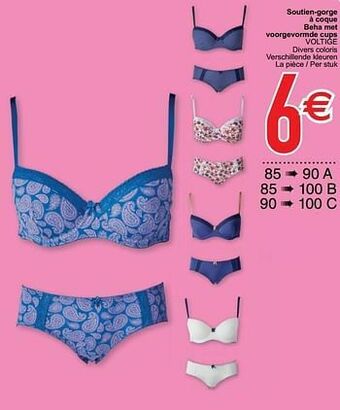 Cora Soutien-gorge à coque beha met voorgevormde cups voltige aanbieding