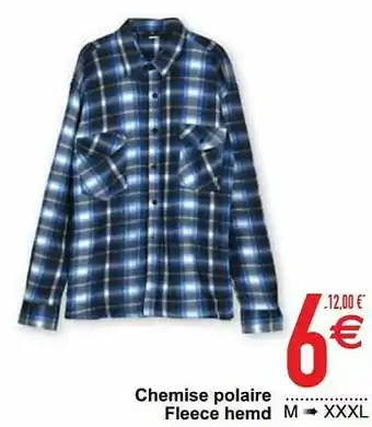Cora Chemise polaire fleece hemd aanbieding