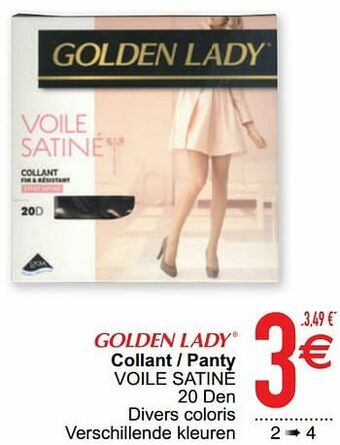 Collant - panty voile satiné