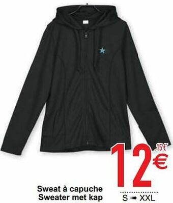 Sweat à capuche sweater met kap