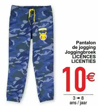 Pantalon de jogging joggingbroek licences licenties