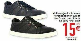 Cora Molières junior homme herenschoenen junior aanbieding