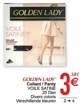 Cora Collant - panty voile satiné aanbieding