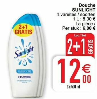 Cora Douche sunlight aanbieding