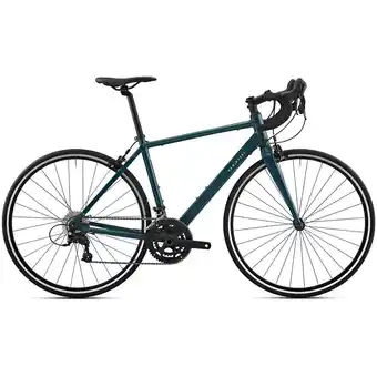Racefiets voor dames regular microshift groen