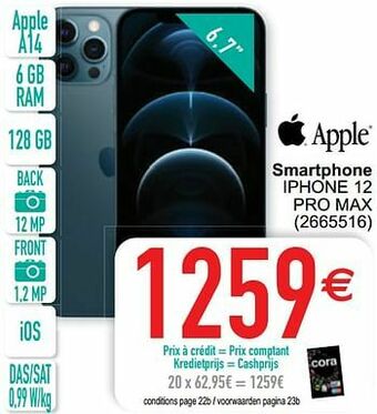 Apple smartphone iphone 12 pro max