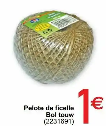 Pelote de ficelle bol touw