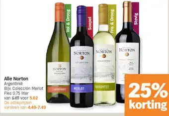 Albert Heijn Alle norton aanbieding