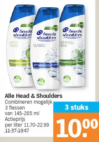 Albert Heijn Alle head & shoulders aanbieding