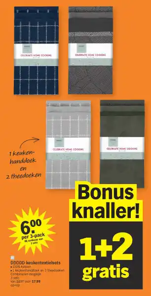 Ddddd keukentextielsets