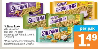 Albert Heijn Sultana koek aanbieding