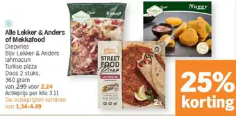 Alle lekker & anders of mekkafood