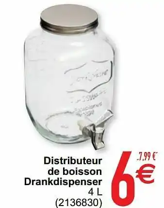 Cora Distributeur de boisson drankdispenser aanbieding